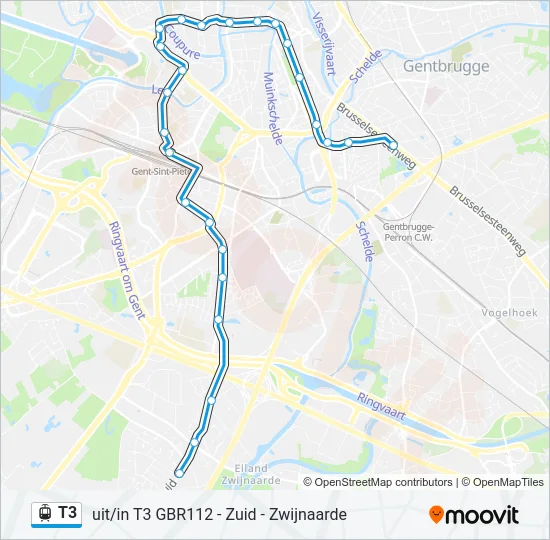 T3 Light Rail Line Map