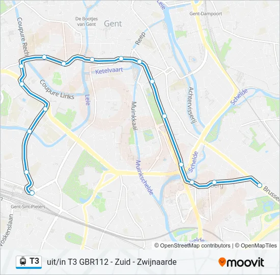 T3 Light Rail Line Map