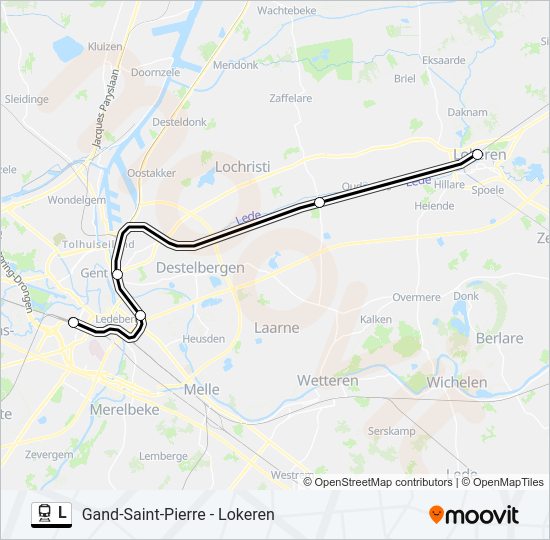 L train Line Map