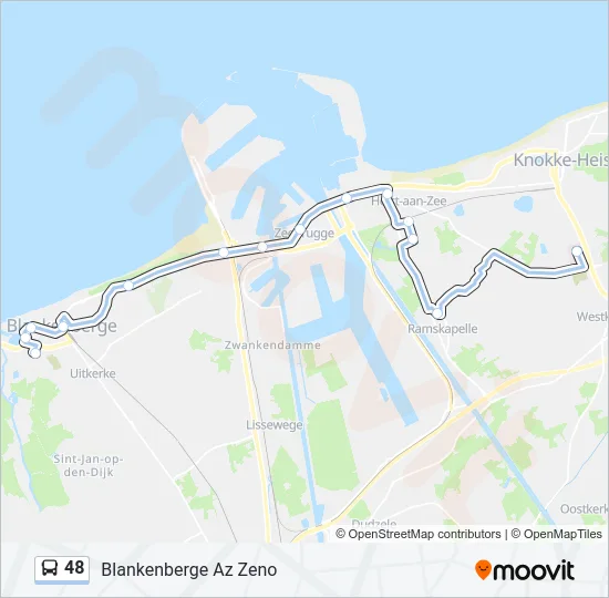 48 Bus Line Map