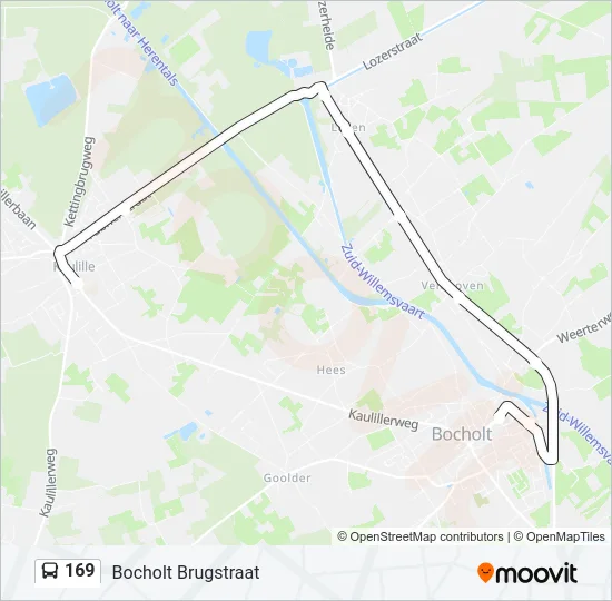 169 Bus Line Map