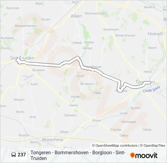 237 Bus Line Map