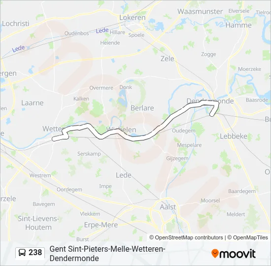 238 Bus Line Map