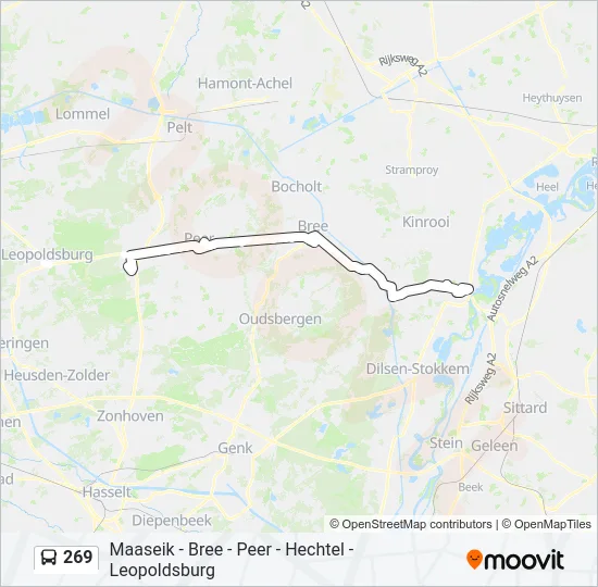 269 Bus Line Map
