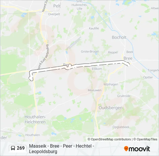 269 Bus Line Map
