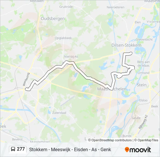 277 Bus Line Map