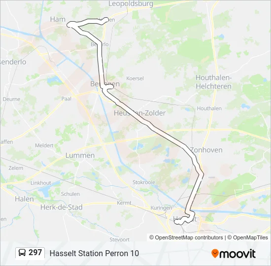 297 Bus Line Map