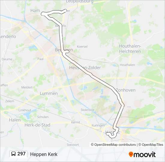 297 Bus Line Map