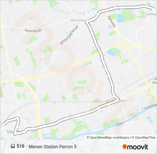 510 Bus Line Map