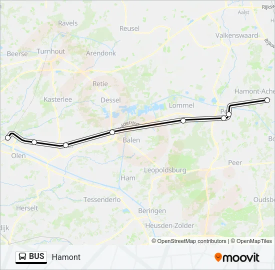 BUS Line Map