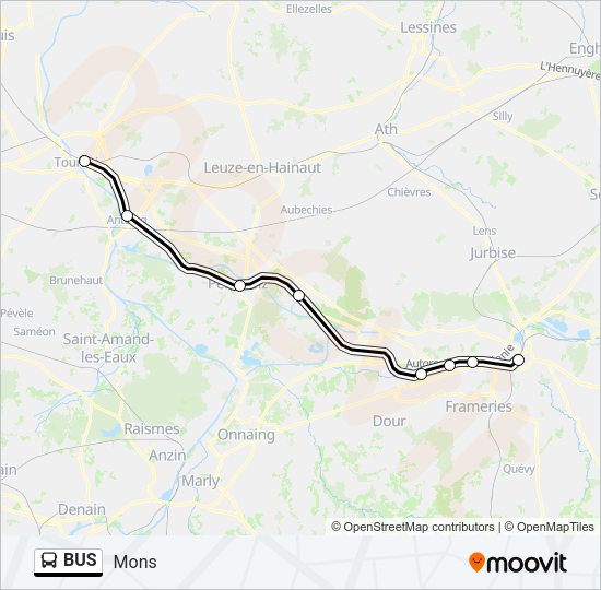 BUS Line Map