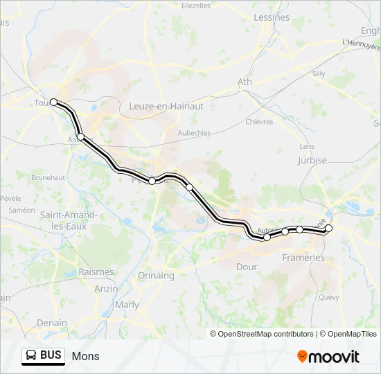 BUS Line Map