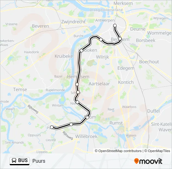 BUS Line Map