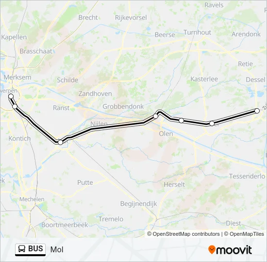 BUS Line Map