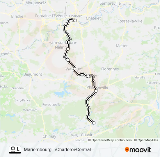 L Train Line Map