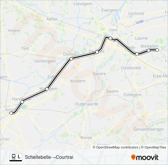 L Train Line Map