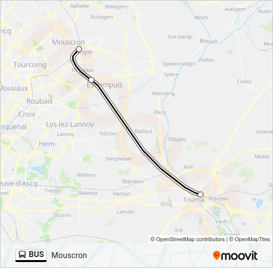 BUS Line Map