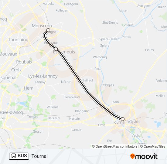 BUS Line Map