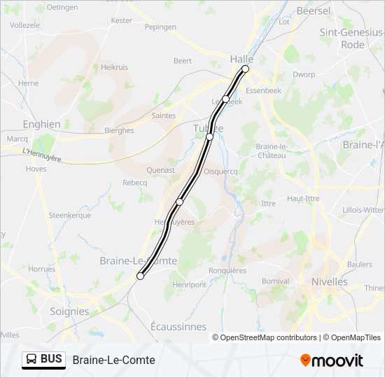 BUS Line Map