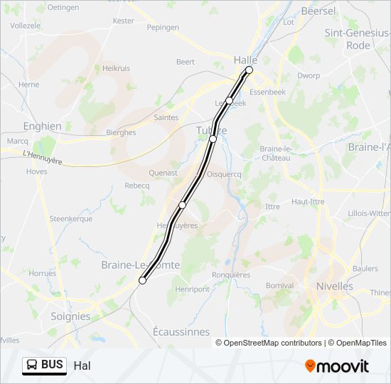BUS Line Map