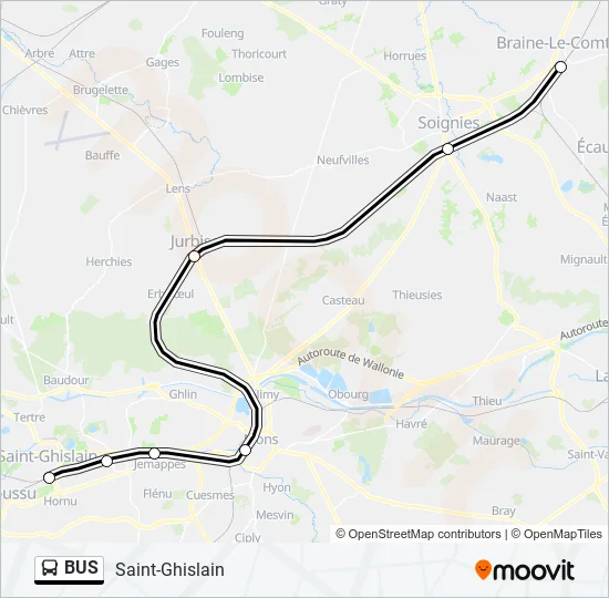 BUS Line Map