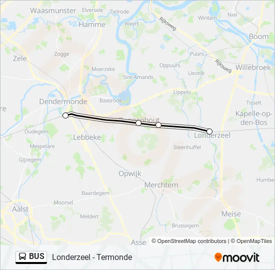 BUS Line Map