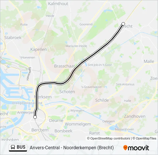 BUS Line Map