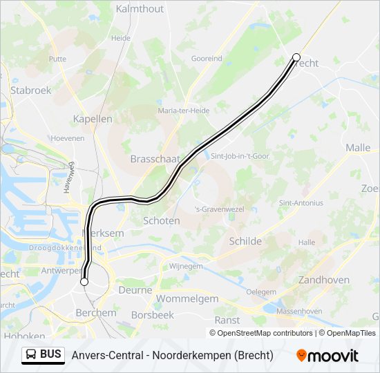 BUS Line Map