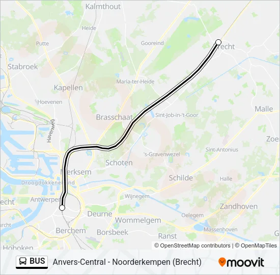 BUS Line Map