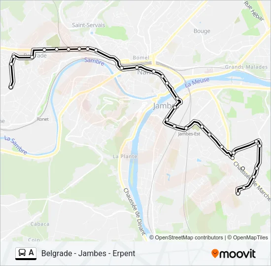 A Bus Line Map