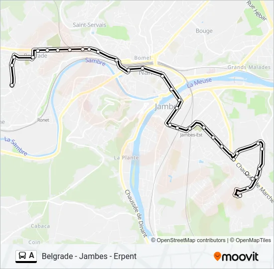 A Bus Line Map