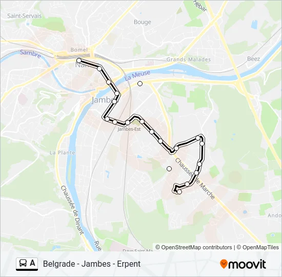A Bus Line Map