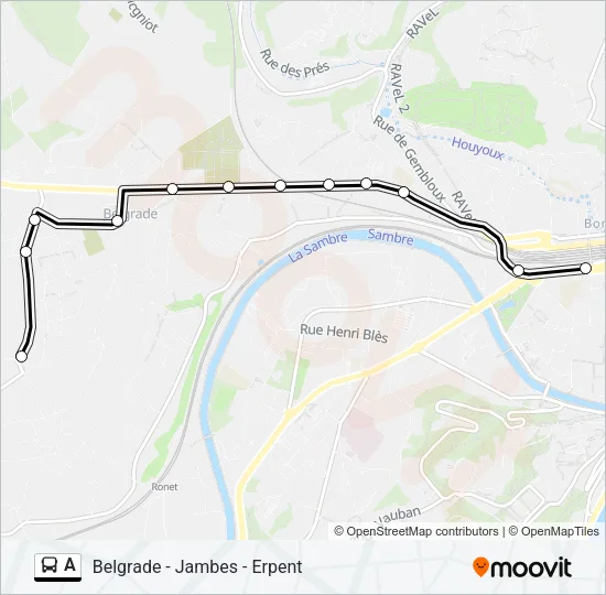 A Bus Line Map