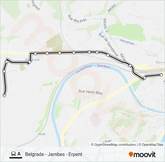 A Bus Line Map