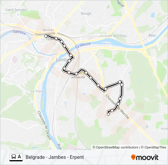 A Bus Line Map