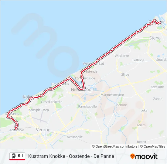 KT Light Rail Line Map
