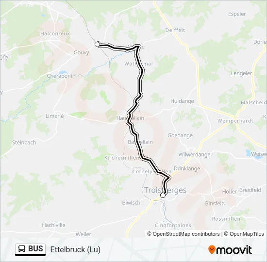 BUS Line Map