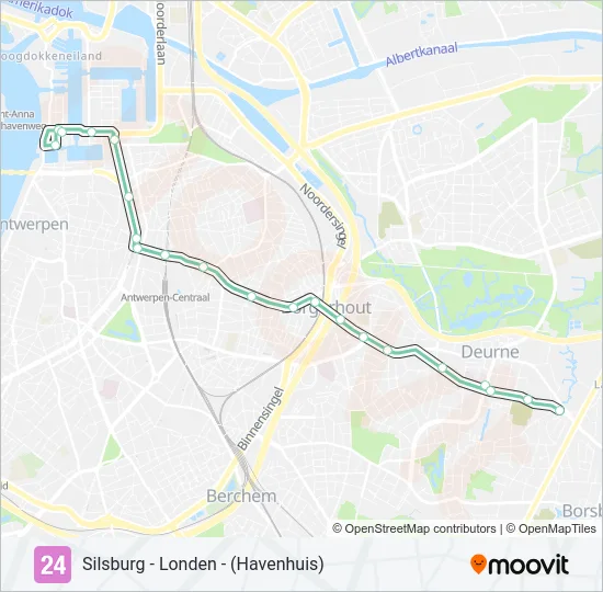 24 Light Rail Line Map
