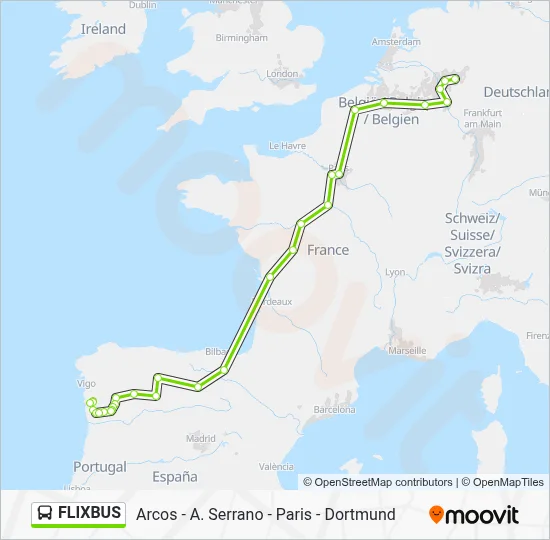 Flixbus Rout Map FLIXBUS Route: dienstregelingen, haltes en kaarten - Dortmund (Bijgewerkt)