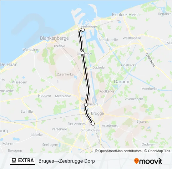 EXTRA Train Line Map