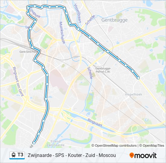 T3 light rail Line Map