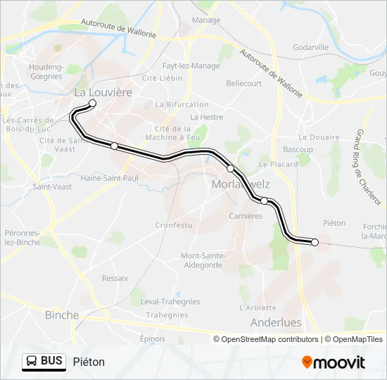 BUS Line Map