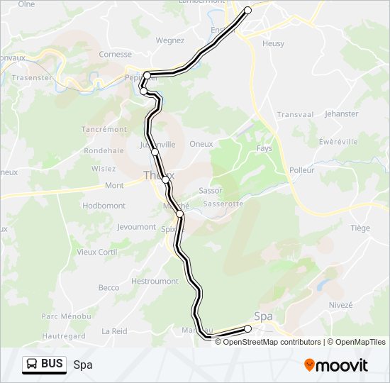 BUS Line Map
