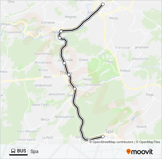 BUS Line Map