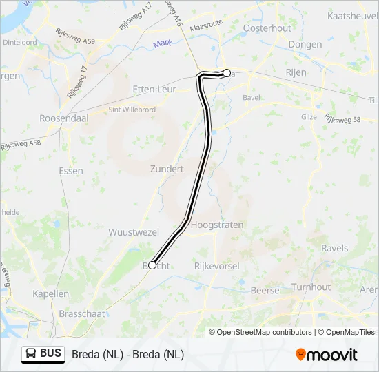 BUS Line Map
