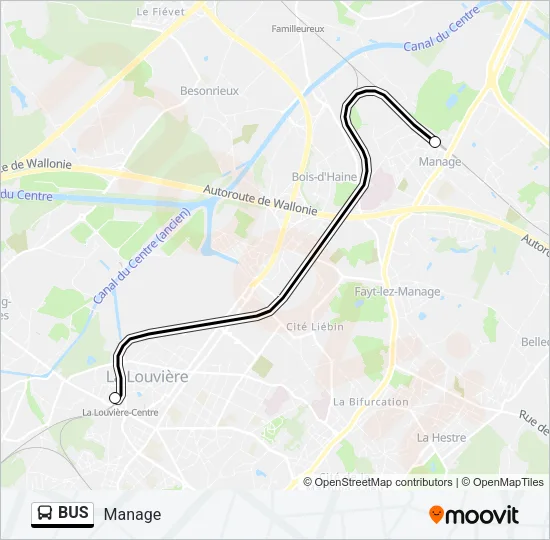 BUS Line Map