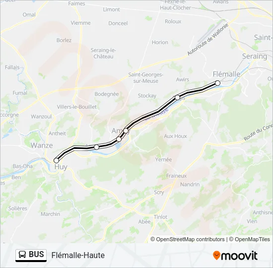 BUS Line Map