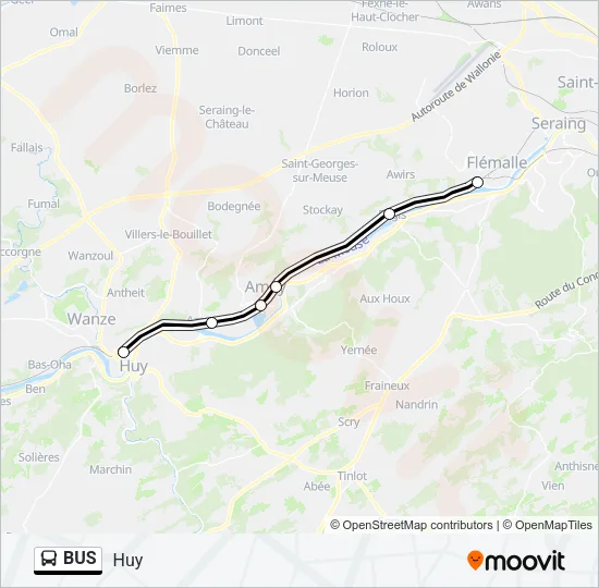 BUS Line Map
