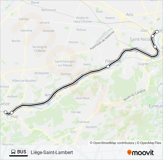 BUS Line Map