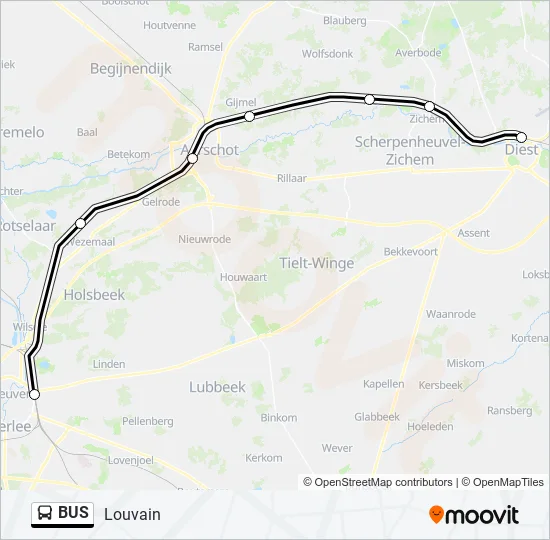 BUS Line Map